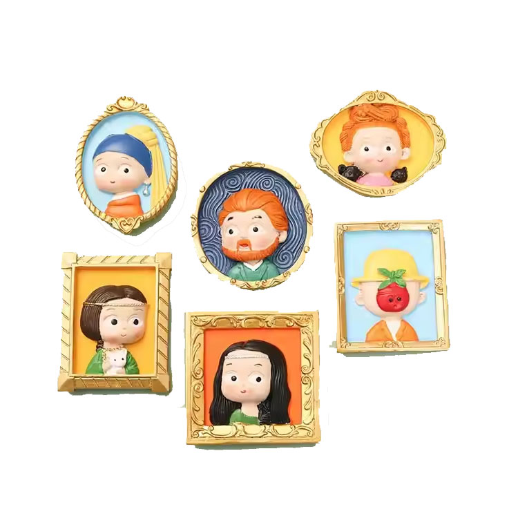 कस्टम सिरेमिक राष्ट्रपति उपहार फ्रिज म्याग्नेट प्यारा