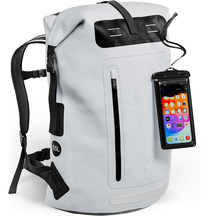 कस्टम आउटडोर हेवी ड्युटी रोल-टप क्लोजर ड्राई ब्याग