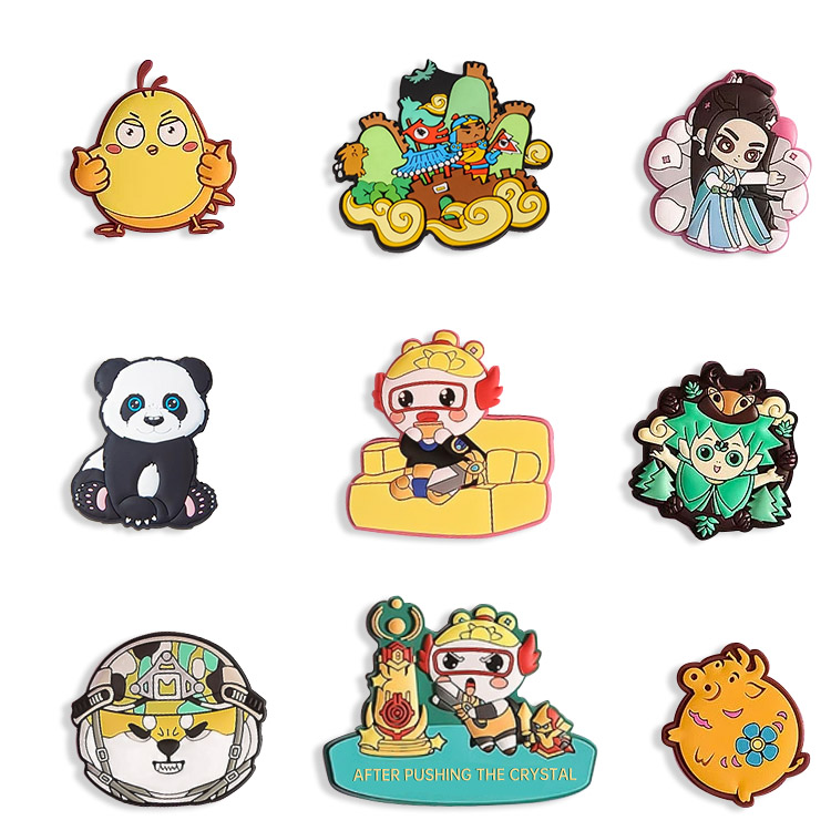 सजावट कस्टम लोगो विकल्प उपलब्ध PVC फ्रिज म्याग्नेट