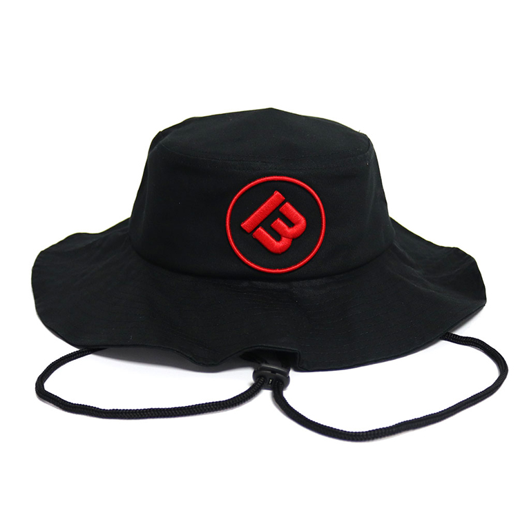 कारखाना प्रत्यक्ष UV सुरक्षा टोपी चौडा सीमा Windbreak डोरी