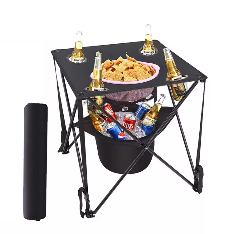 आउटडोर होम बारको लागि आधुनिक पोर्टेबल फलामको फोल्डिङ टेबल
