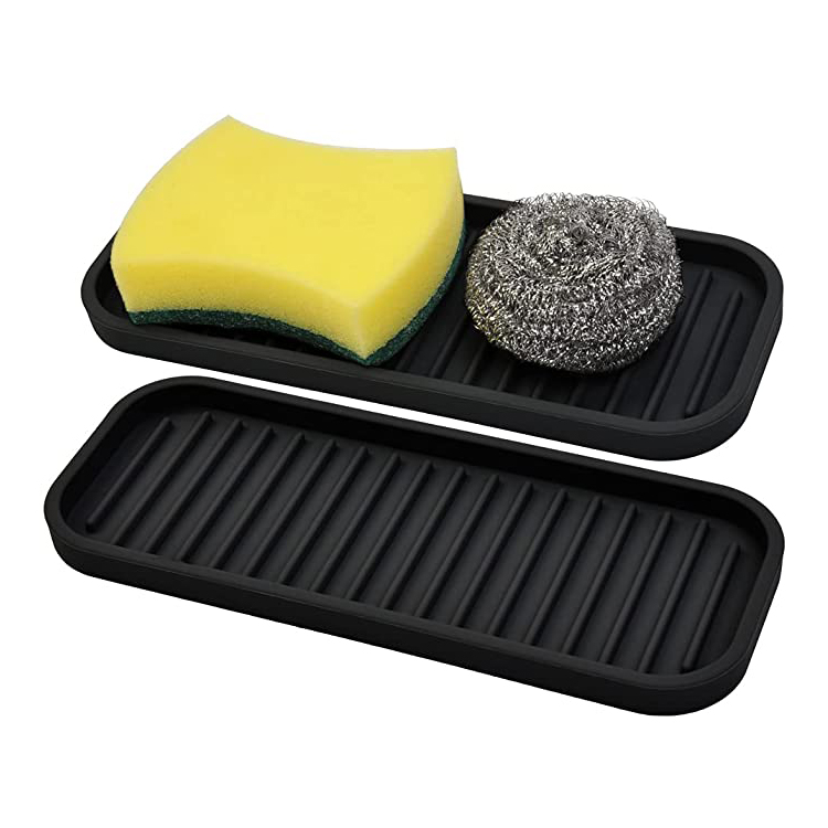 Premium Kitchen Sink Organizer Silicone Sponge Holder