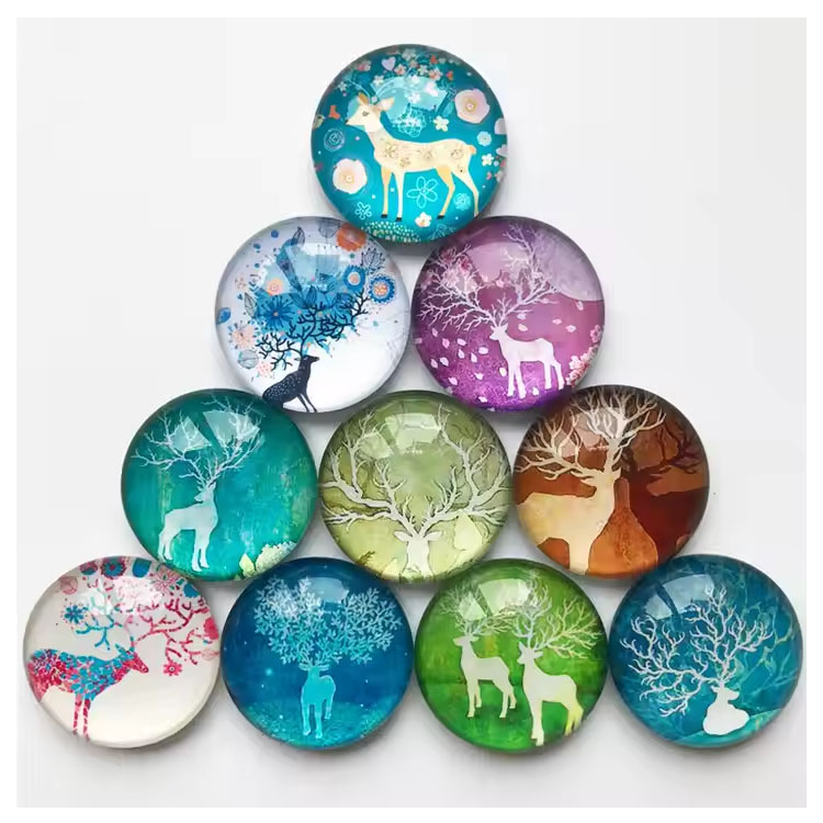 रबर स्टिकर फेयरी डियर आर्ट प्रमोशनल गिफ्ट फ्रिज म्याग्नेट