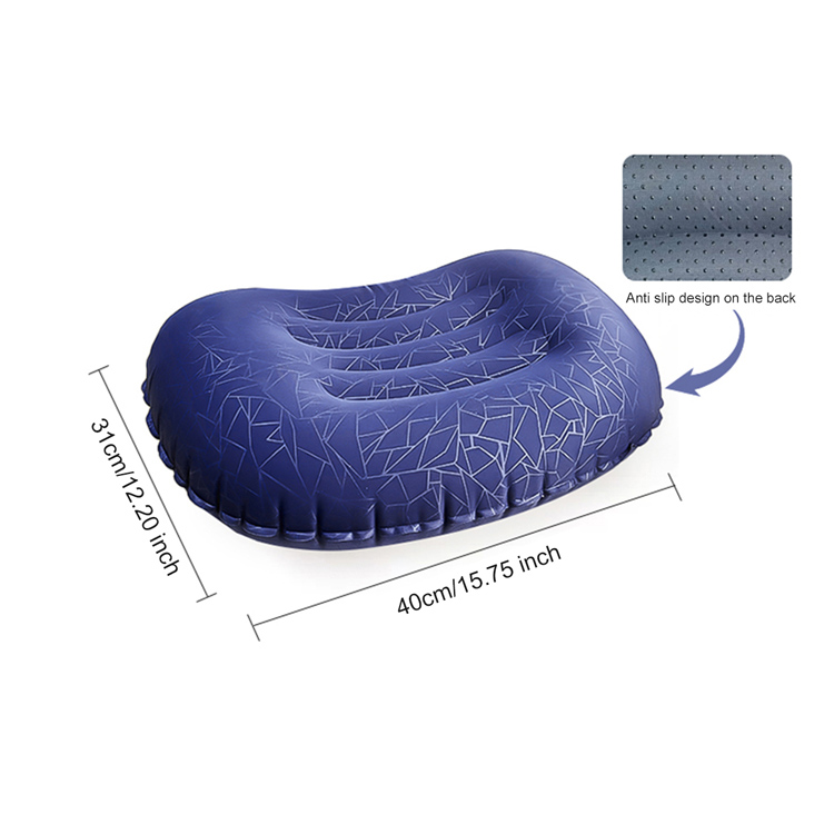 सुत्ने गियर आरामदायक अर्धचन्द्राकार एन्टी-स्लिप यात्रा तकिया